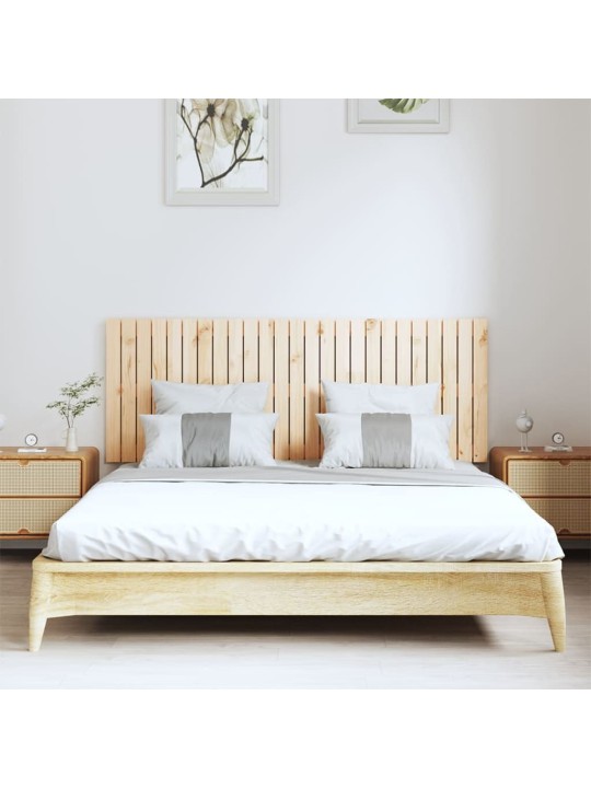 Nástěnné čelo postele 159,5 x 3 x 60 cm masivní borové dřevo