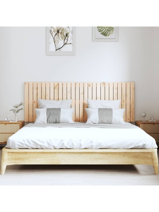 Nástěnné čelo postele 166 x 3 x 60 cm masivní borové dřevo