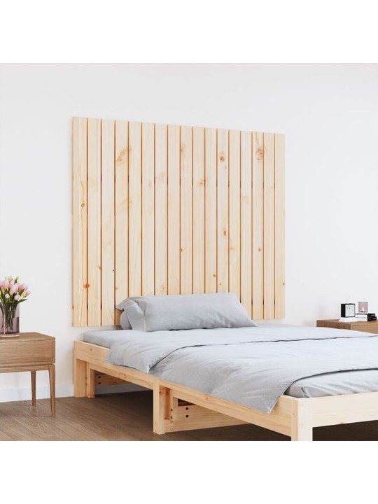 Nástěnné čelo postele 108 x 3 x 90 cm masivní borové dřevo