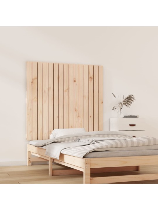 Nástěnné čelo postele 95,5 x 3 x 90 cm masivní borové dřevo