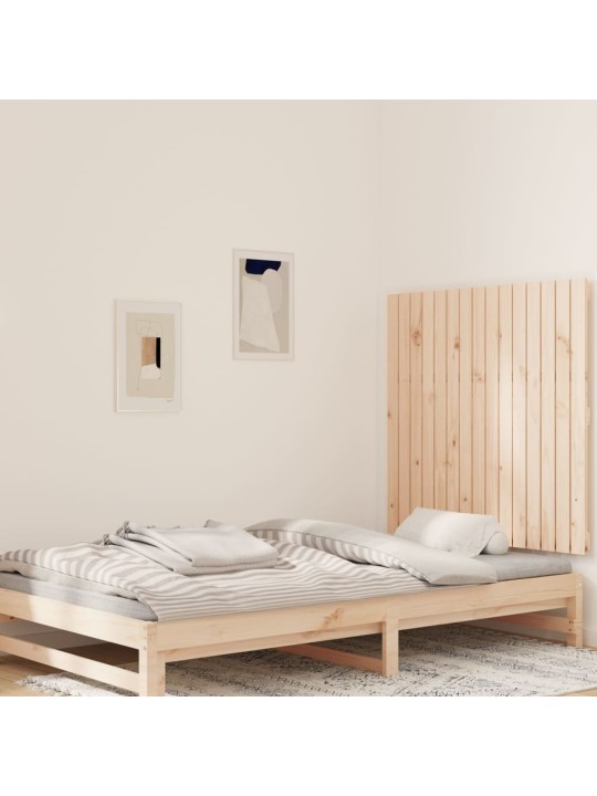 Nástěnné čelo postele 95,5 x 3 x 90 cm masivní borové dřevo