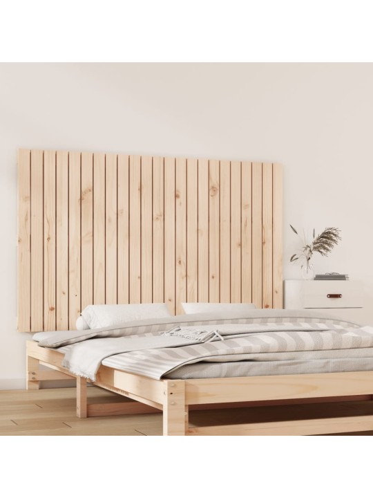 Nástěnné čelo postele 147 x 3 x 90 cm masivní borové dřevo
