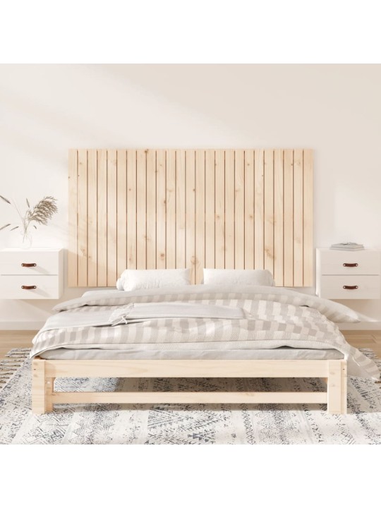 Nástěnné čelo postele 159,5 x 3 x 90 cm masivní borové dřevo