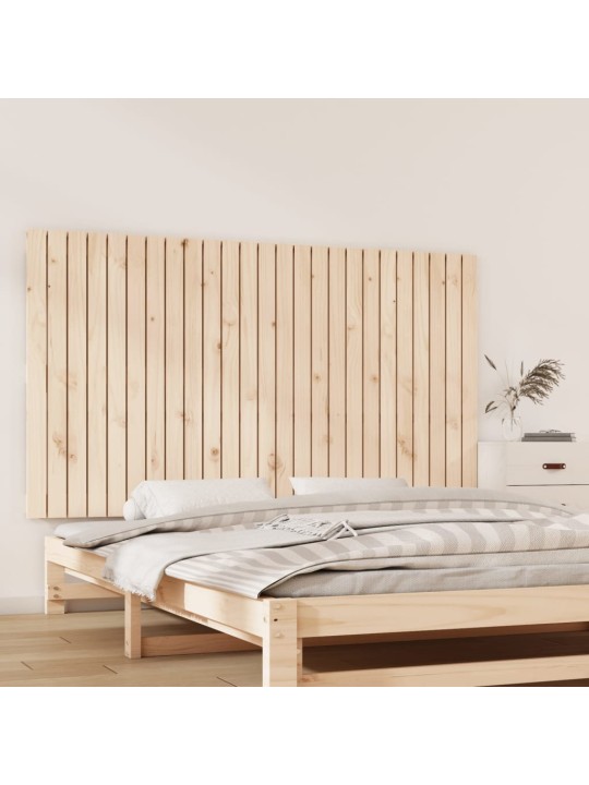 Nástěnné čelo postele 159,5 x 3 x 90 cm masivní borové dřevo