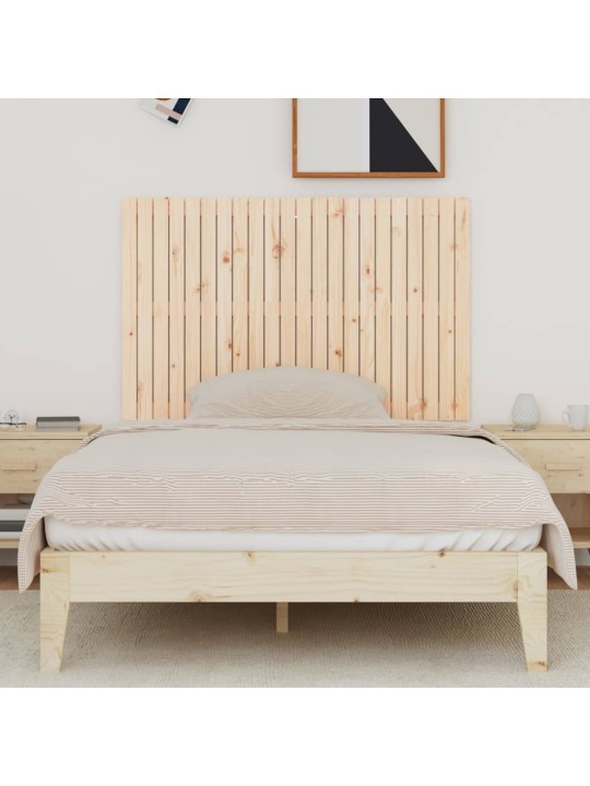 Nástěnné čelo postele 140 x 3 x 90 cm masivní borové dřevo