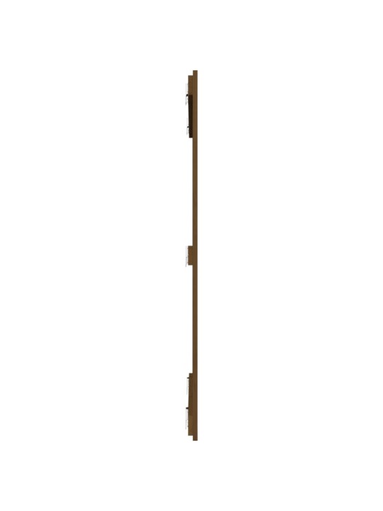 Nástěnné čelo postele medově hnědé 108x3x110cm masivní borovice