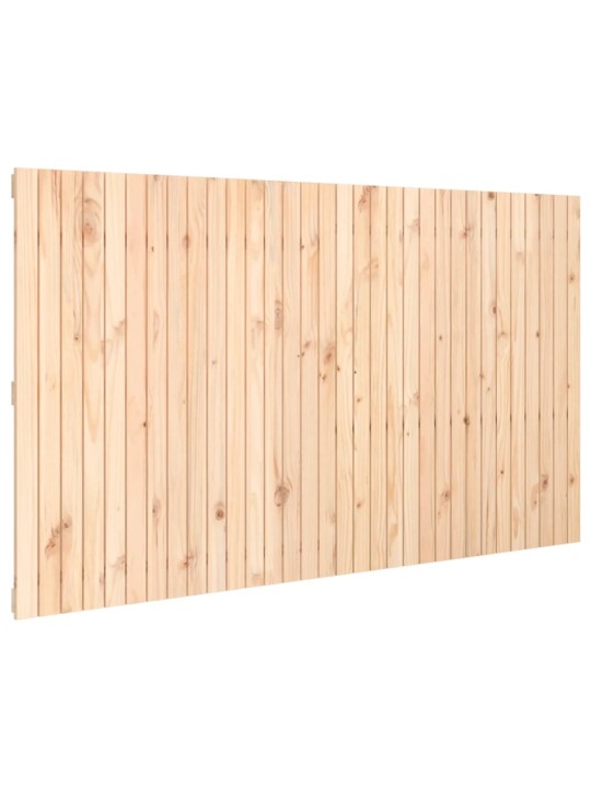 Nástěnné čelo postele 204 x 3 x 110 cm masivní borové dřevo