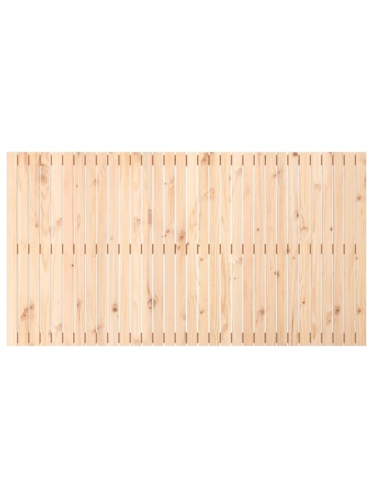 Nástěnné čelo postele 204 x 3 x 110 cm masivní borové dřevo