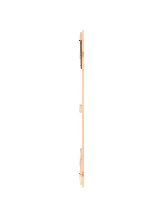 Nástěnné čelo postele 204 x 3 x 110 cm masivní borové dřevo