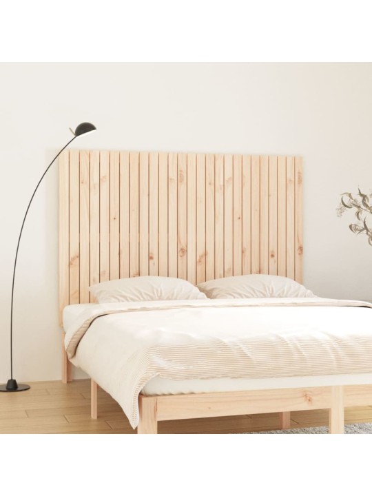 Nástěnné čelo postele 166 x 3 x 110 cm masivní borové dřevo