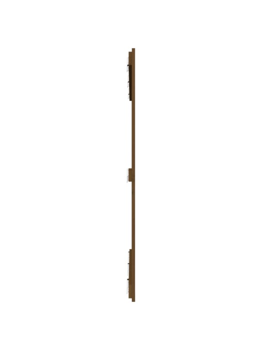 Nástěnné čelo postele medově hnědé 140x3x110cm masivní borovice