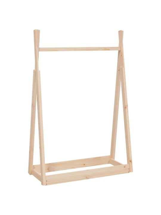 Stojan na oblečení 100 x 45 x 150 cm masivní borové dřevo