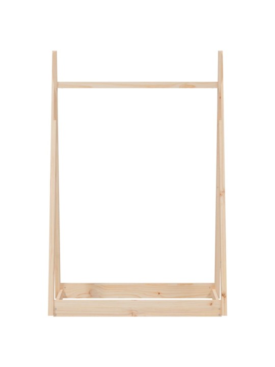 Stojan na oblečení 100 x 45 x 150 cm masivní borové dřevo