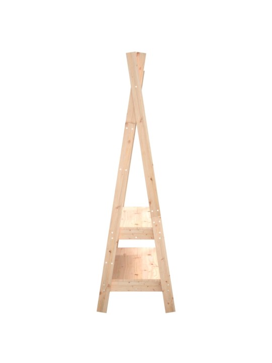 Stojan na oblečení 100 x 45,5 x 150 cm masivní borové dřevo