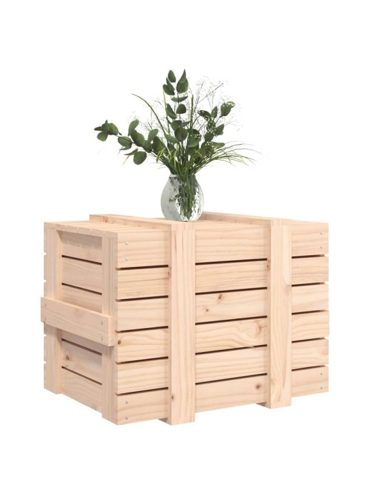 Úložný box 58 x 40,5 x 42 cm masivní borové dřevo