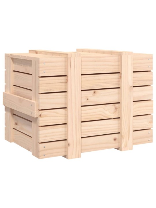 Úložný box 58 x 40,5 x 42 cm masivní borové dřevo