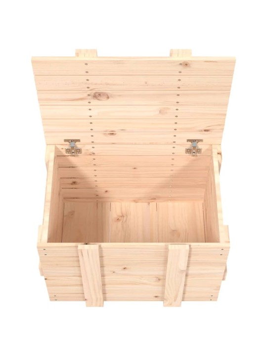 Úložný box 58 x 40,5 x 42 cm masivní borové dřevo