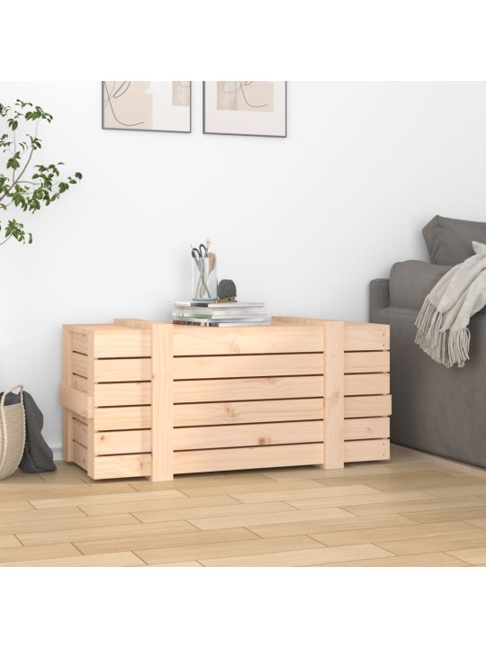 Úložný box 91 x 40,5 x 42 cm masivní borové dřevo