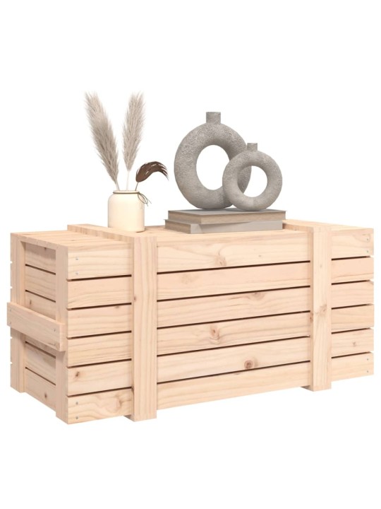 Úložný box 91 x 40,5 x 42 cm masivní borové dřevo