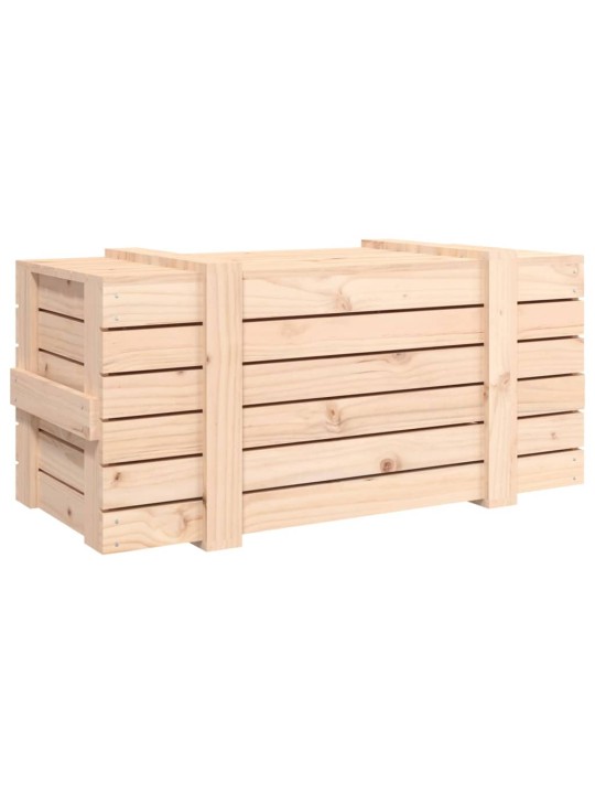 Úložný box 91 x 40,5 x 42 cm masivní borové dřevo