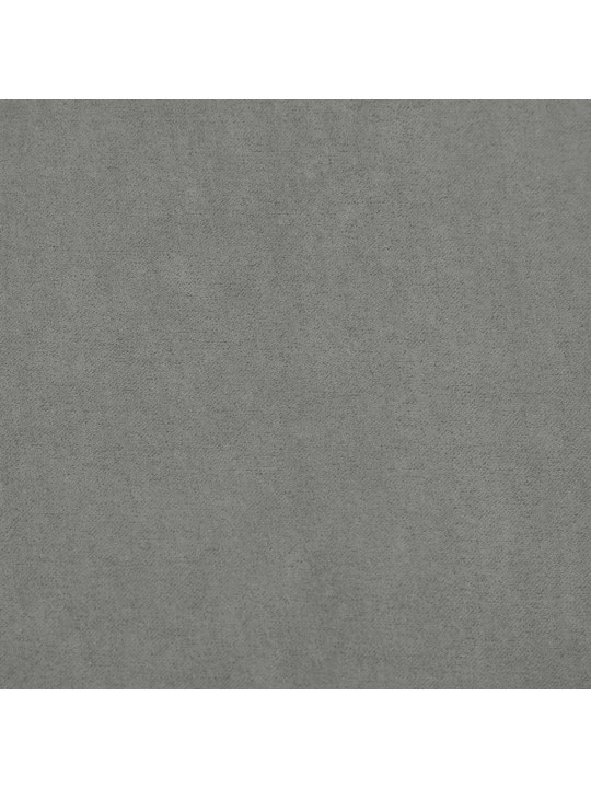 Křeslo glider se stoličkou tmavě šedé textil