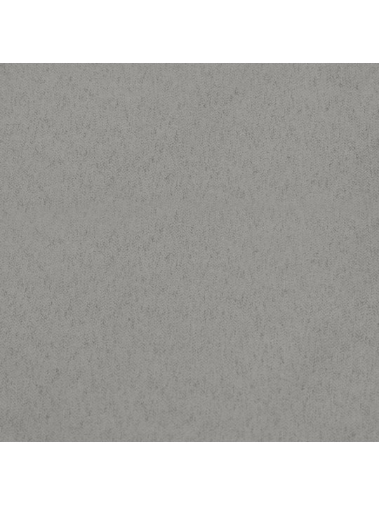 Křeslo glider se stoličkou světle šedé textil