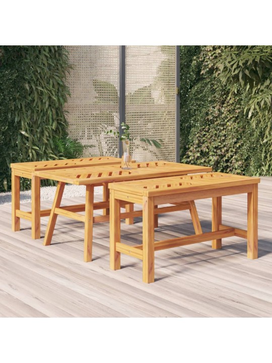 Konferenční stolek 100 x 50 x 45 cm masivní akáciové dřevo