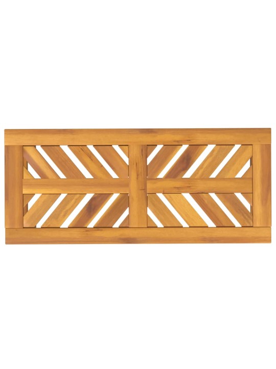 Zahradní lavice 80 cm masivní akáciové dřevo
