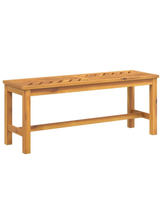 Zahradní lavice 110 cm masivní akáciové dřevo
