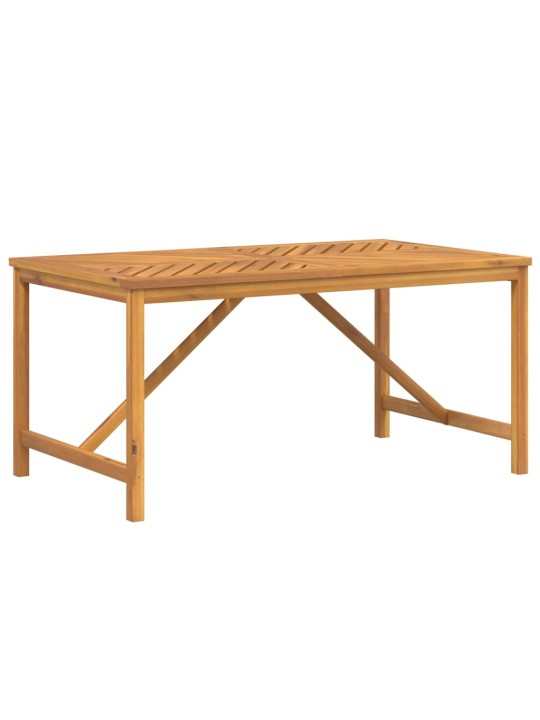 Zahradní jídelní stůl 150 x 90 x 74 cm masivní akáciové dřevo