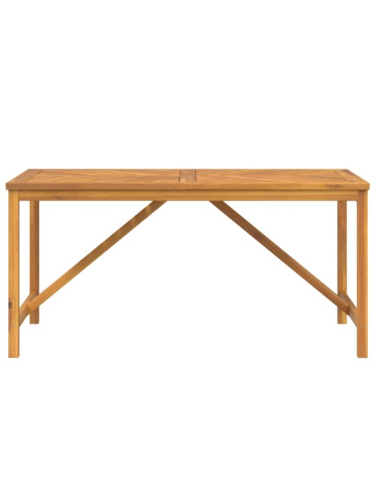 Zahradní jídelní stůl 150 x 90 x 74 cm masivní akáciové dřevo