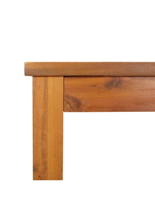 Zahradní jídelní stůl 150 x 90 x 74 cm masivní akáciové dřevo