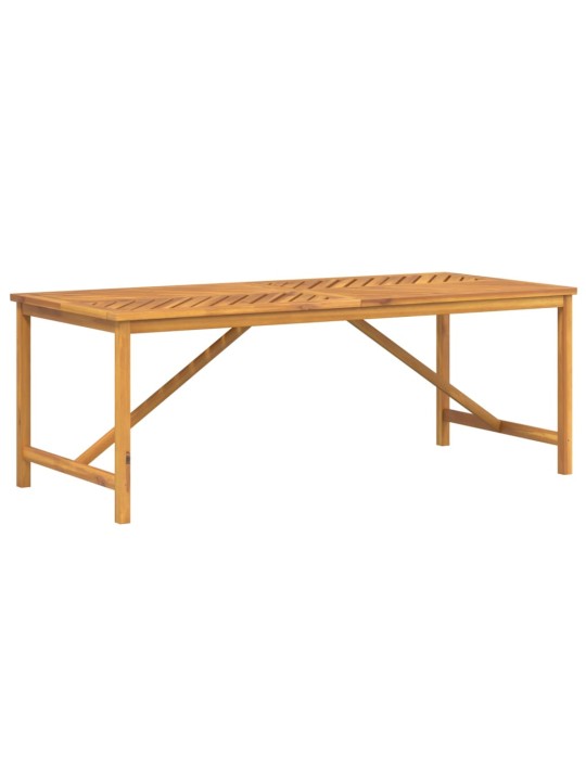 Zahradní jídelní stůl 200 x 90 x 74 cm masivní akáciové dřevo