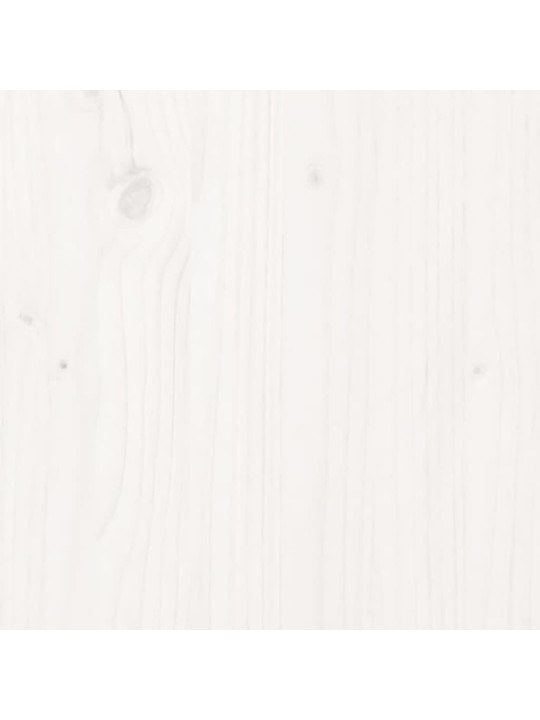Zahradní box bílý 101 x 50,5 x 46,5 cm masivní borové dřevo