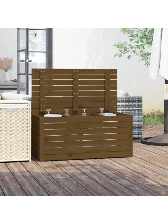 Zahradní box medově hnědý 101x50,5x46,5 cm masivní borové dřevo