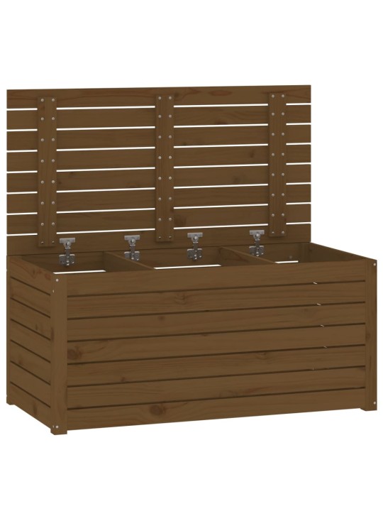 Zahradní box medově hnědý 101x50,5x46,5 cm masivní borové dřevo