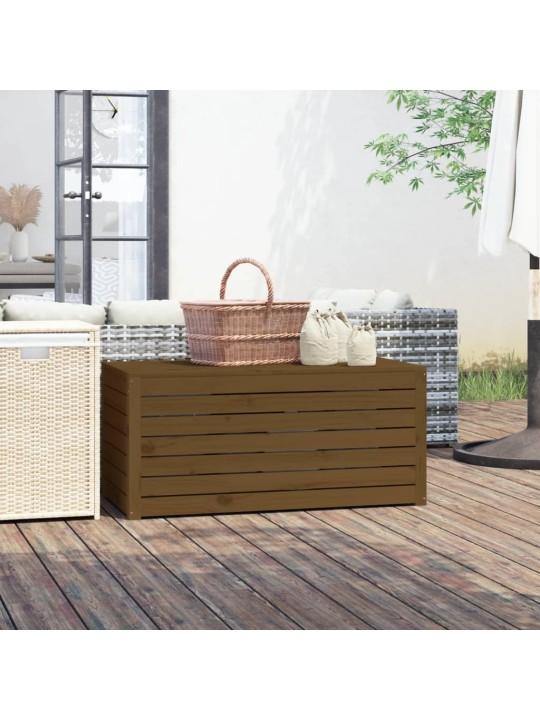 Zahradní box medově hnědý 101x50,5x46,5 cm masivní borové dřevo