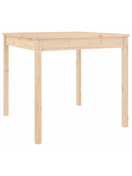 Zahradní stůl 82,5 x 82,5 x 76 cm masivní borové dřevo