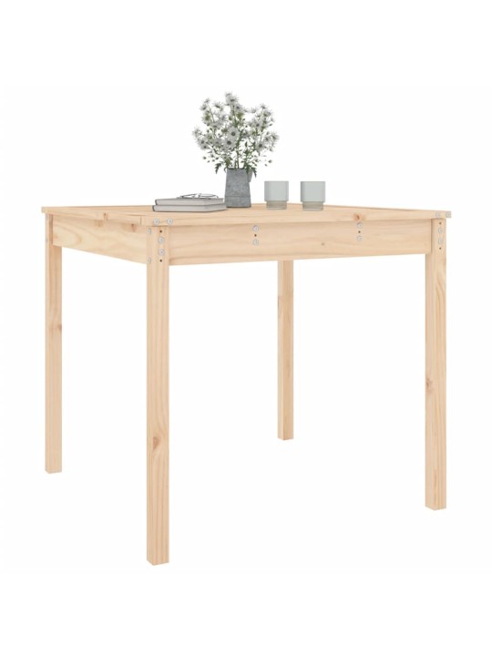 Zahradní stůl 82,5 x 82,5 x 76 cm masivní borové dřevo