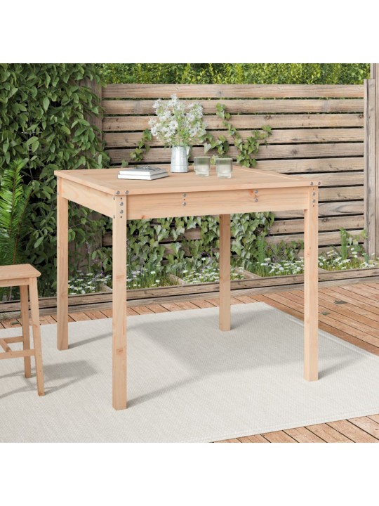 Zahradní stůl 82,5 x 82,5 x 76 cm masivní borové dřevo