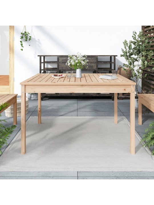 Zahradní stůl 121 x 82,5 x 76 cm masivní borové dřevo