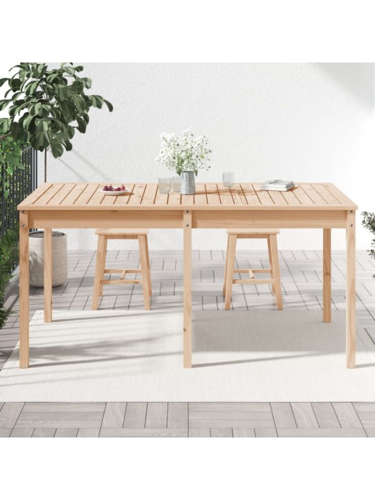 Zahradní stůl 159,5 x 82,5 x 76 cm masivní borové dřevo