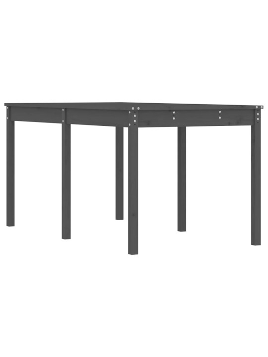 Zahradní stůl šedý 159,5 x 82,5 x 76 cm masivní borové dřevo