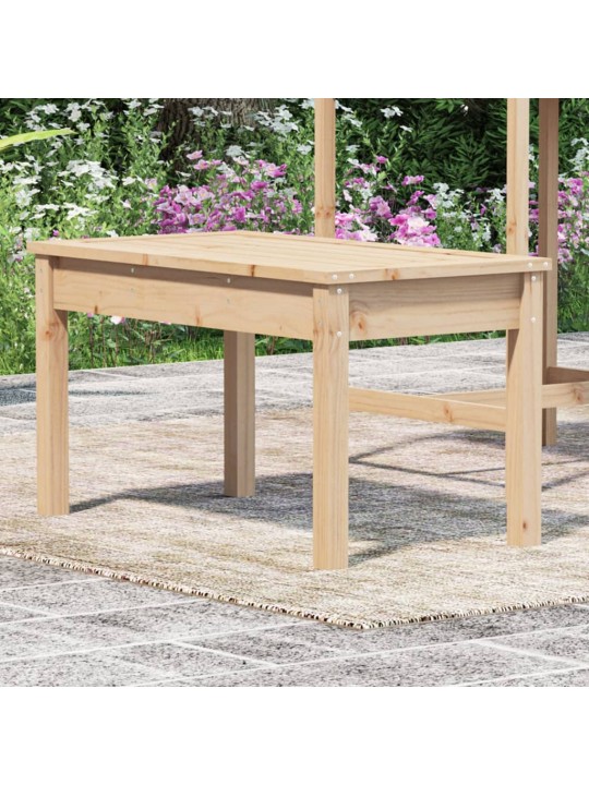 Zahradní lavice 80 x 44 x 45 cm masivní borové dřevo
