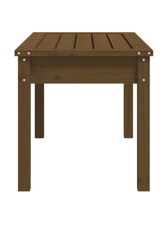 Zahradní lavice medově hnědá 80x44x45 cm masivní borové dřevo
