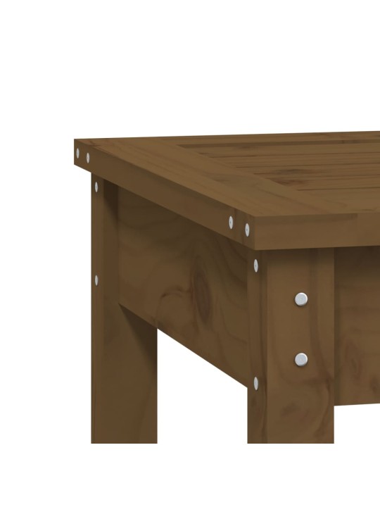 Zahradní lavice medově hnědá 80x44x45 cm masivní borové dřevo