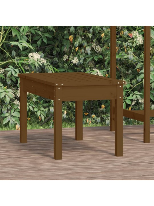 Zahradní lavice medově hnědá 80x44x45 cm masivní borové dřevo