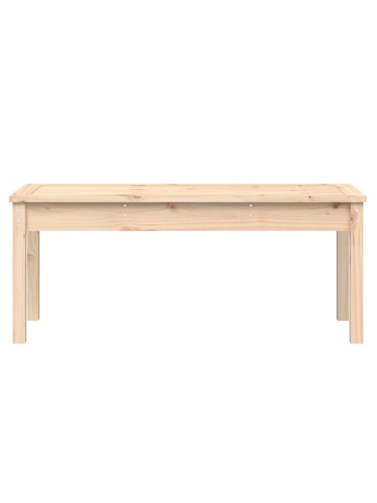 Zahradní lavice 109 x 44 x 45 cm masivní borové dřevo