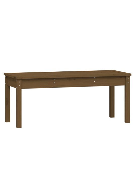 Zahradní lavice medově hnědá 109x44x45 cm masivní borové dřevo