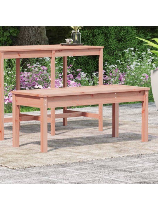 Zahradní lavice 109 x 44 x 45 cm masivní dřevo douglasky